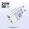 Зарядное устройство USB Type C 20 Вт Зарядное устройство для быстрой зарядки Адаптер питания Quick Charge QC 3.0 для iPhone 15 14 Pro Samsung Xiaomi Зарядное устройство для телефона