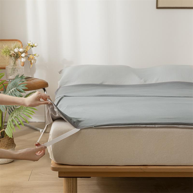 Мягкий портативный спальный мешок для взрослых класса А, легкий спальный мешок из промытого хлопка, грязеотталкивающая простыня для путешествий, отеля