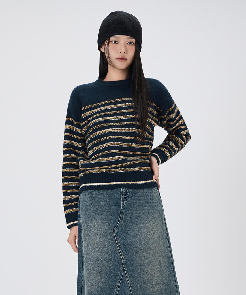 MIXXO Полосатый пуловер_Miwkag115T