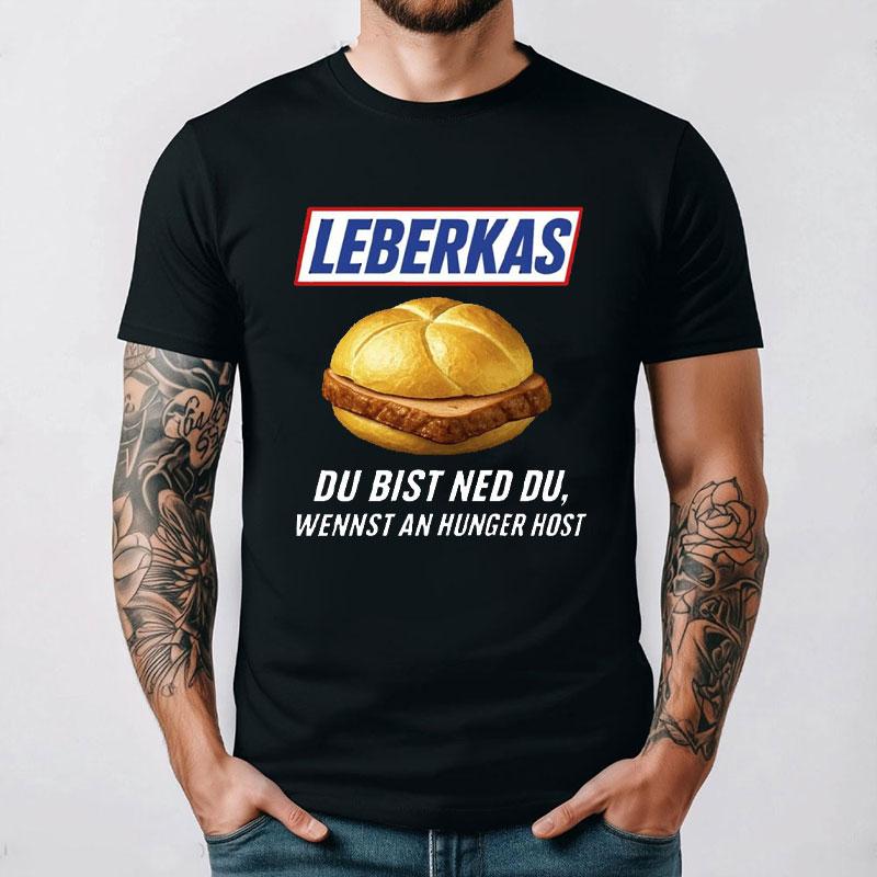 Футболка Leberkas Октоберфест Мюнхен Бавария Забавная Рубашка Смешная Новая Летняя С коротким рукавом Запущена Повседневная Хлопковая С принтом Топ