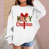 Children's Fashionable Casual Long-sleeved Loose Christmas Print Pullover Sweatshirt