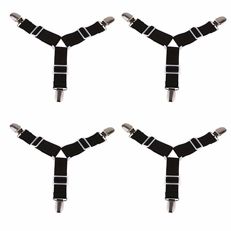 2шт. треугольный держатель для подтяжек, ремни для матраса, простыни, зажимы, зажимы, крепежи