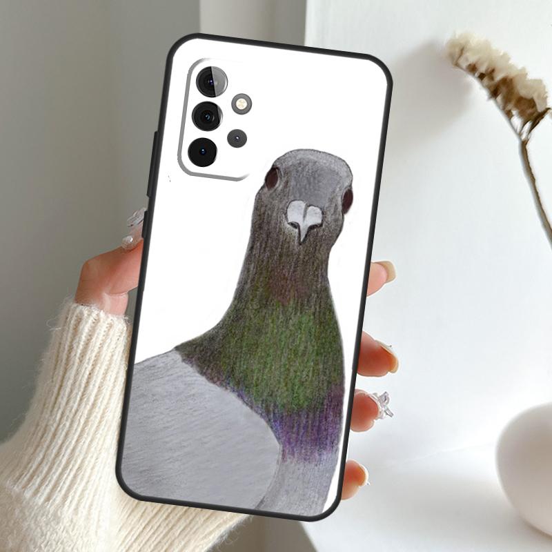 Чехол Голуби для Samsung Galaxy A55 A15 A35 A56 A06 A16 A26 A36 A32 A52 A13 A33 A53 A14 A34 A54 A17