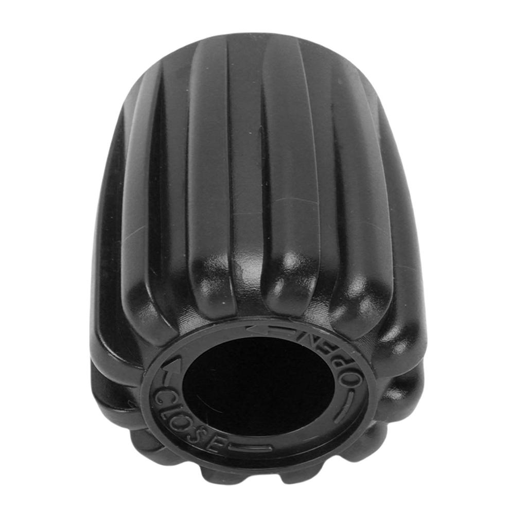 Diving Tank Valve Knob Attachment Short ABS Stainless Steel Diving Cylinder Valve Knob for Scuba Diving Black