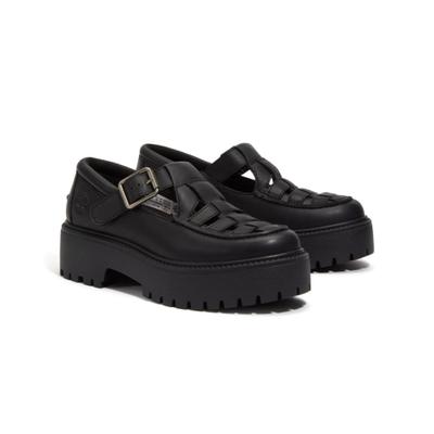 Timberland женские повседневные туфли с пряжкой черного цвета Tb0a4188w021