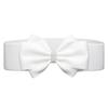 Women'S Elastic Bow Belt Wide Stretch Belts Ladies Wide Wedding Party Waistband For Dress Jeans