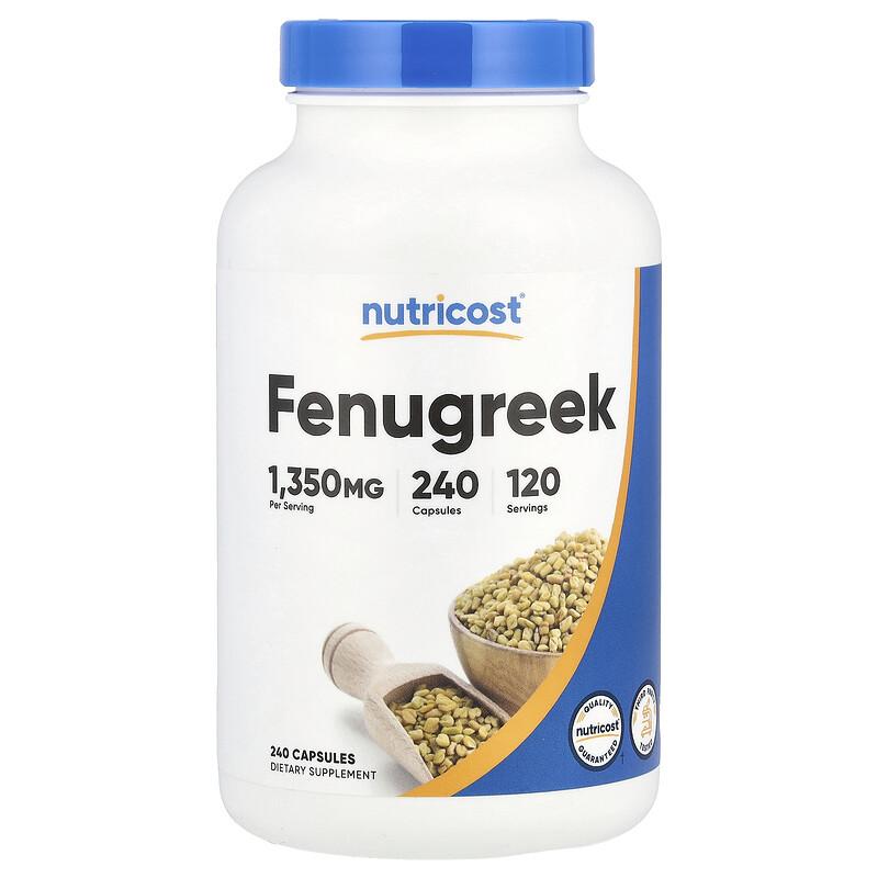 Fenugreek, 240 Capsules (675 mg per Capsule)