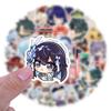 60 New Q Version Genshin Impact Graffiti Stickers, Suitcase Water Cup Mobile Phone Case Decoration DIY Stickers