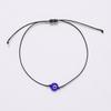 1 Pair Couple Bracelets Creative Shape Wear Resistant Wax Line Handmade Couple Braided Evil Eyes Bracelets for Party