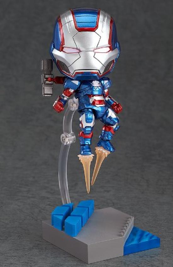 Iron Man 3 Nendoroid Iron Patriot Heroes Edition ABS PVC Painted Movable (Non-Scale & Figure)