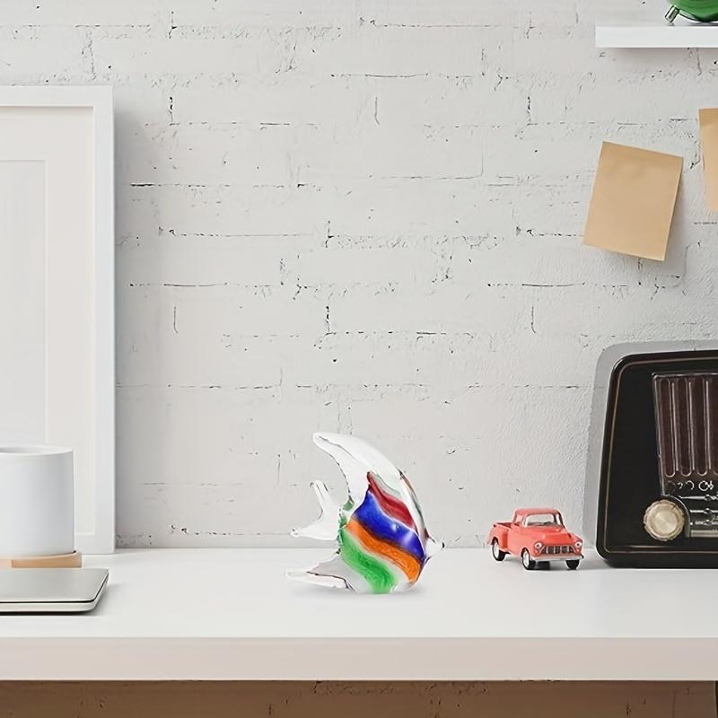 1 шт. Украшения для аквариума, украшение для аквариума, стеклянные украшения, фигурка рыбы из дутого стекла, стеклянные тропические рыбы, художественное стекло, морские животные