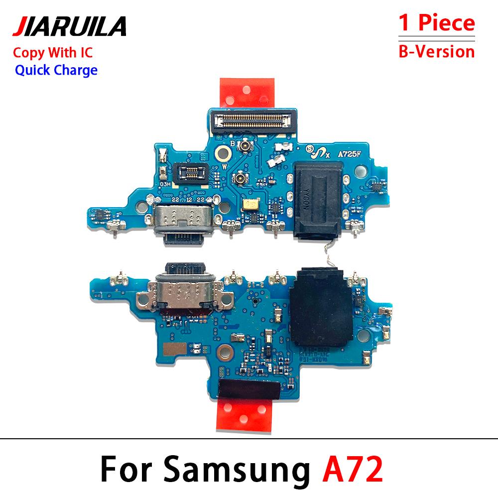 Для Samsung A13 A23 A33 A53 A52 A72 A14 A24 A34 A54 4G 5G Порт USB для зарядки Док-станция Зарядное устройство Плата разъема С гибким шлейфом Micro