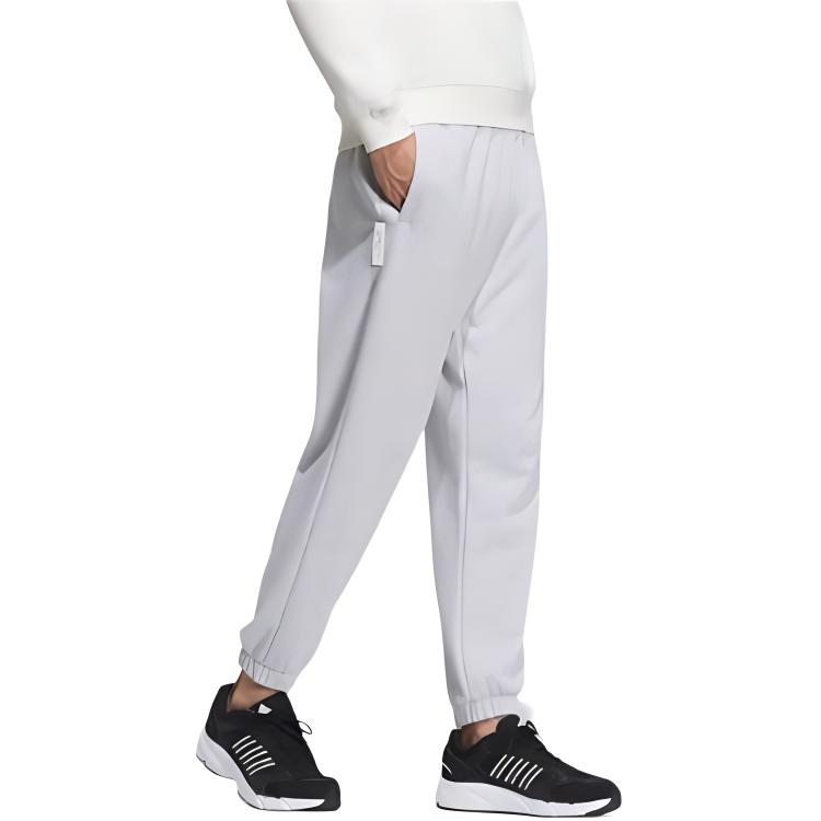 Adidas Knitted Sweatpants Unisex Light Heather Gray JM9115