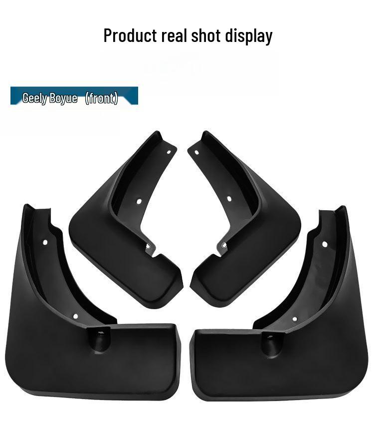 Soft Rubber Mud Flaps for Geely Boyue/Atlas - Cross-Border Modification