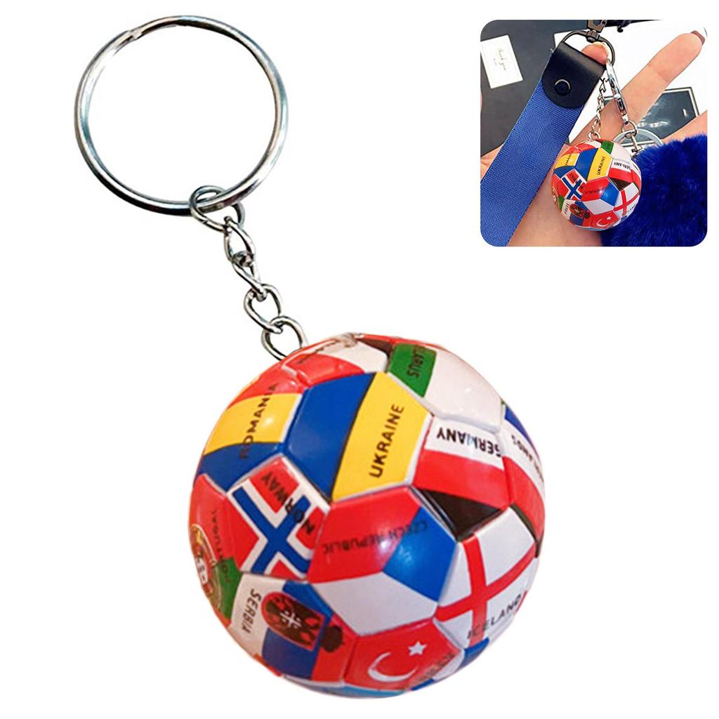 Футбольный брелок для ключей Country Soccer Club Fans Брелок для ключей Подарки Футбольная сумка Qatar Chains Сувенирный ключ H7Y9