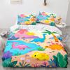 Пододеяльник Кинг/Квин «Подводный мир» Мультяшный комплект постельного белья с океанскими животными для детей Рыбы Кораллы Морская жизнь Мягкий полиэстеровый пододеяльник