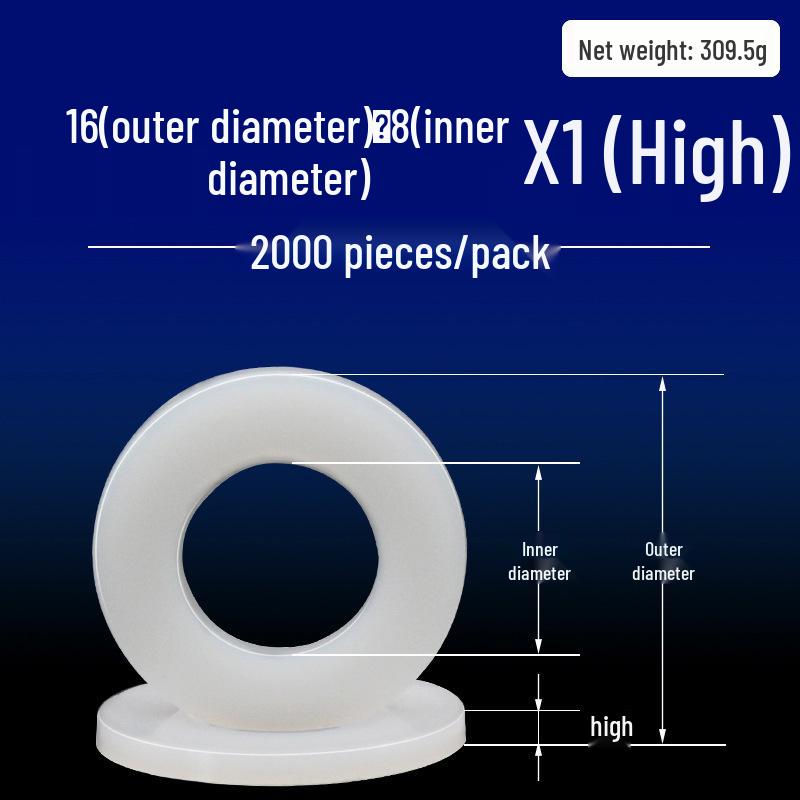 Нейлоновые изолирующие плоские шайбы для винтов
