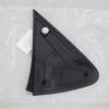 Black Left Front Side Mirror Corner Triangle Cover For 08 Toyota Yaris Hatchback