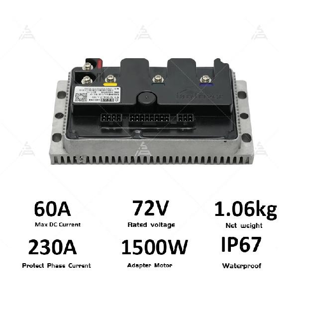 Новый! Fardriver ND72230 72V 230A Программируемый синусоидальный контроллер BLDC для электрического мотоцикла 1500 Вт-2000 Вт