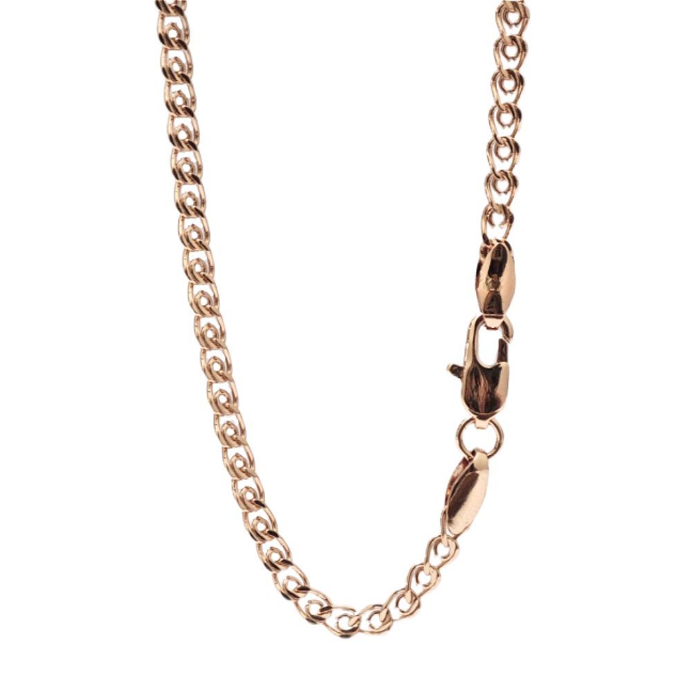 Square Virgin Inlaid Zircon Pendant Rose Gold Color Necklace Female Color-preserving Jewelry Gift