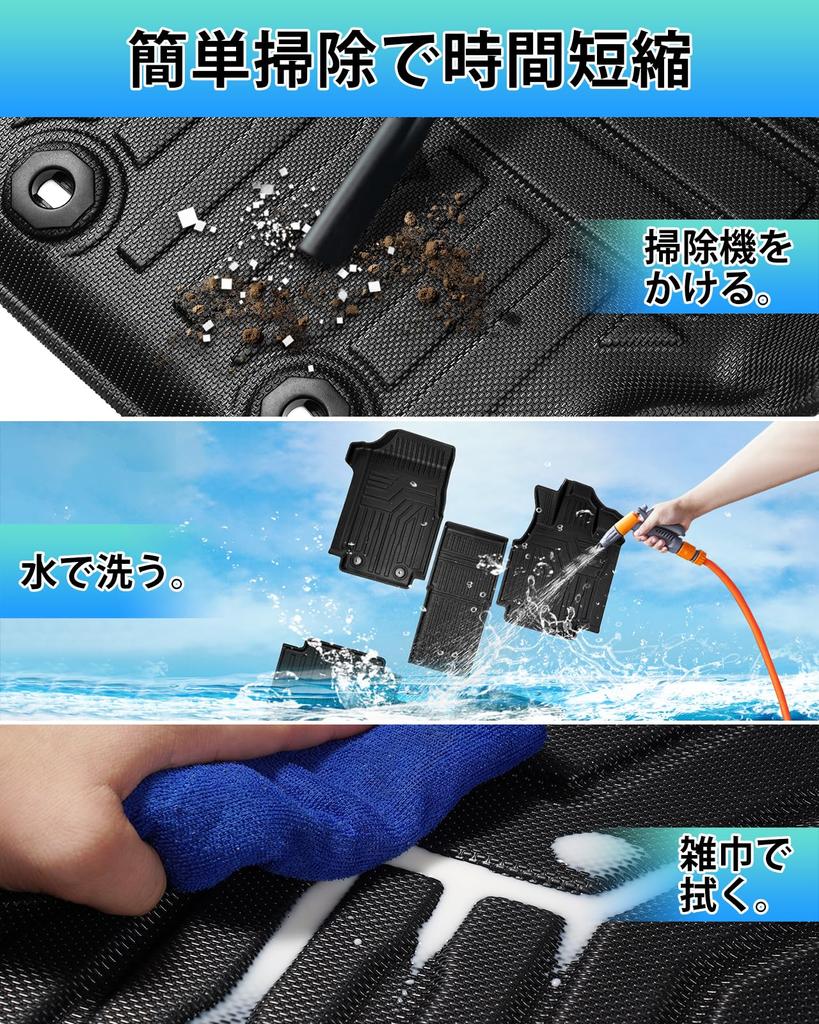 Автомобильные коврики Cartist, 3D структурированные, точно повторяющие форму пола, водонепроницаемые, материал TPE, антибактериальные,