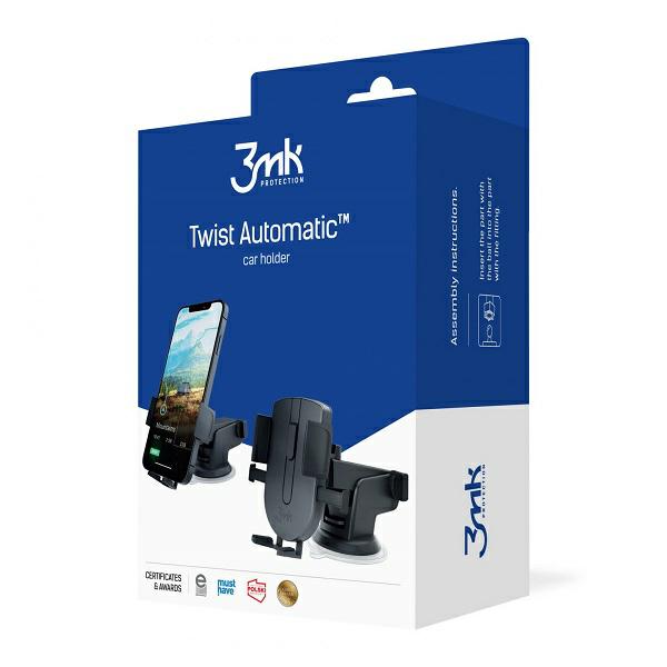 Uchwyt Do Samochodu Na Smartfon 3Mk Na Deskę Rozdzielczą/ Kokpit Car Holder Czarny