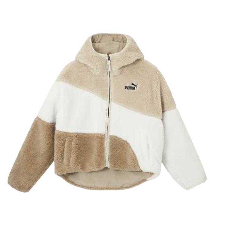 Puma Удобная теплая мягкая флисовая куртка с капюшоном женские куртки Белоснежка 678349-87