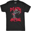 Мужская футболка Death Metal Смешная Брутальная Жнец Кровавая Гитара Футболка для Парней