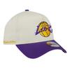 Кепка-снепбэк New Era 9FORTY с катаканой NBA Hyperfly 9FORTY Snapback Chrome LOS ANGELES LAKERS Цветной боковой логотип, Кепка с козырьком, Белый, Шляпа, Козырек,