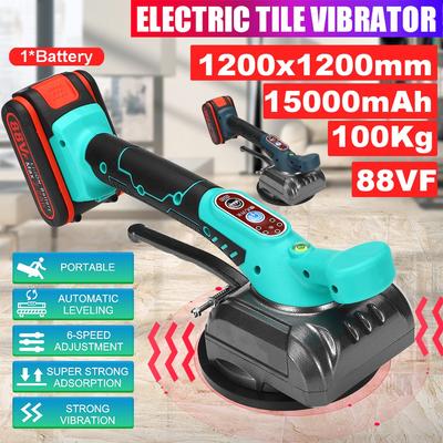 1000 Вт сенсорная кнопка 120x120 см плиточно-штукатурная машина для укладки плитки с аккумулятором 1x15000 мАч автоматический вибратор для выравнивания пола