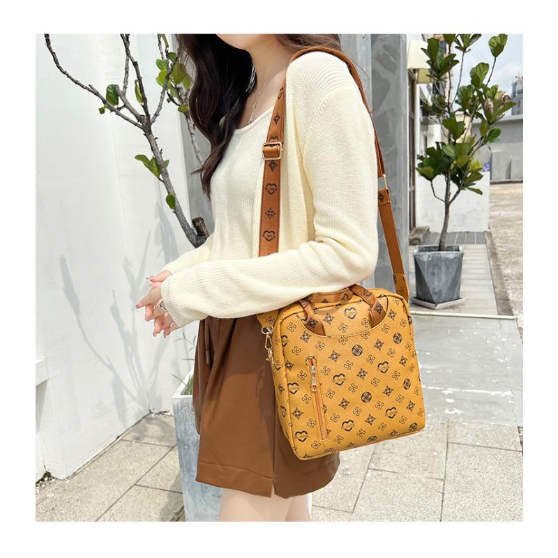 Korean Version Advanced Sense Bucket Bag Classic Handbag Women's Large Capacity Single Shoulder Crossbody Bag