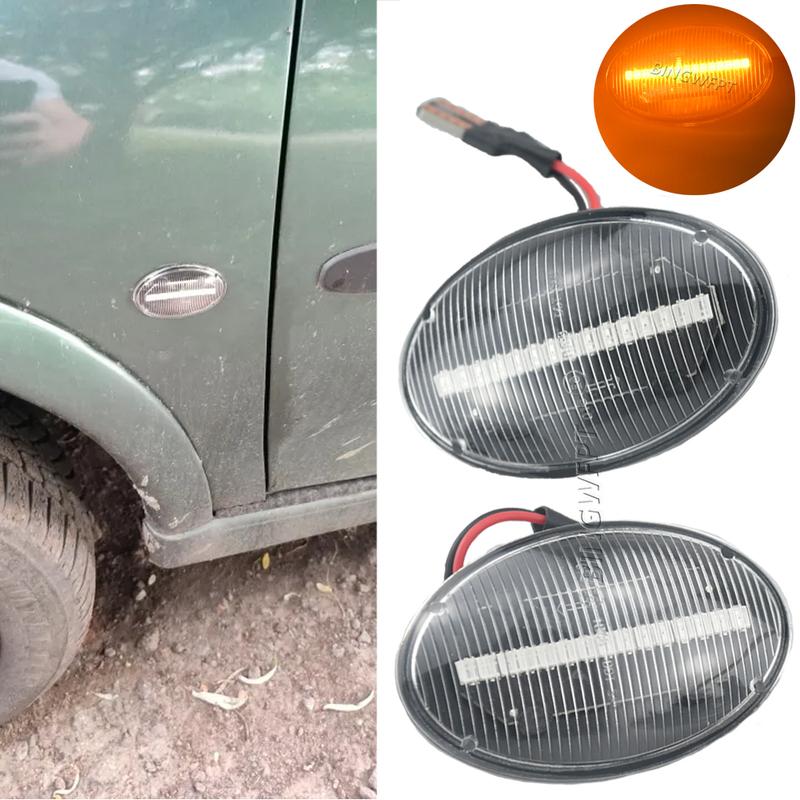 Для Opel Corsa C X01 2000 2001 2002 2003 2004 2005 2006 2007 2008 2009 Динамический светодиодный боковой габаритный фонарь указатель поворота