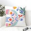 Blue Bird Home Decor Print Pillow Case Cotton Linen Fabric Square Zipper Pillowcase Home Decorative Living Room