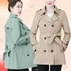 Верхняя одежда Женский Тренчкот Новые Модные Куртки Повседневные Плюс Размер 4XL Средней Длины Ветровка для Женщин