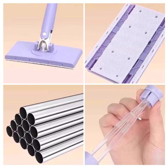 Маленькая швабра мгновенной очистки Мини-швабра с вращающейся на 360 градусов головкой Ручки для отжима без рук Стены Окна Инструмент для быстрой уборки