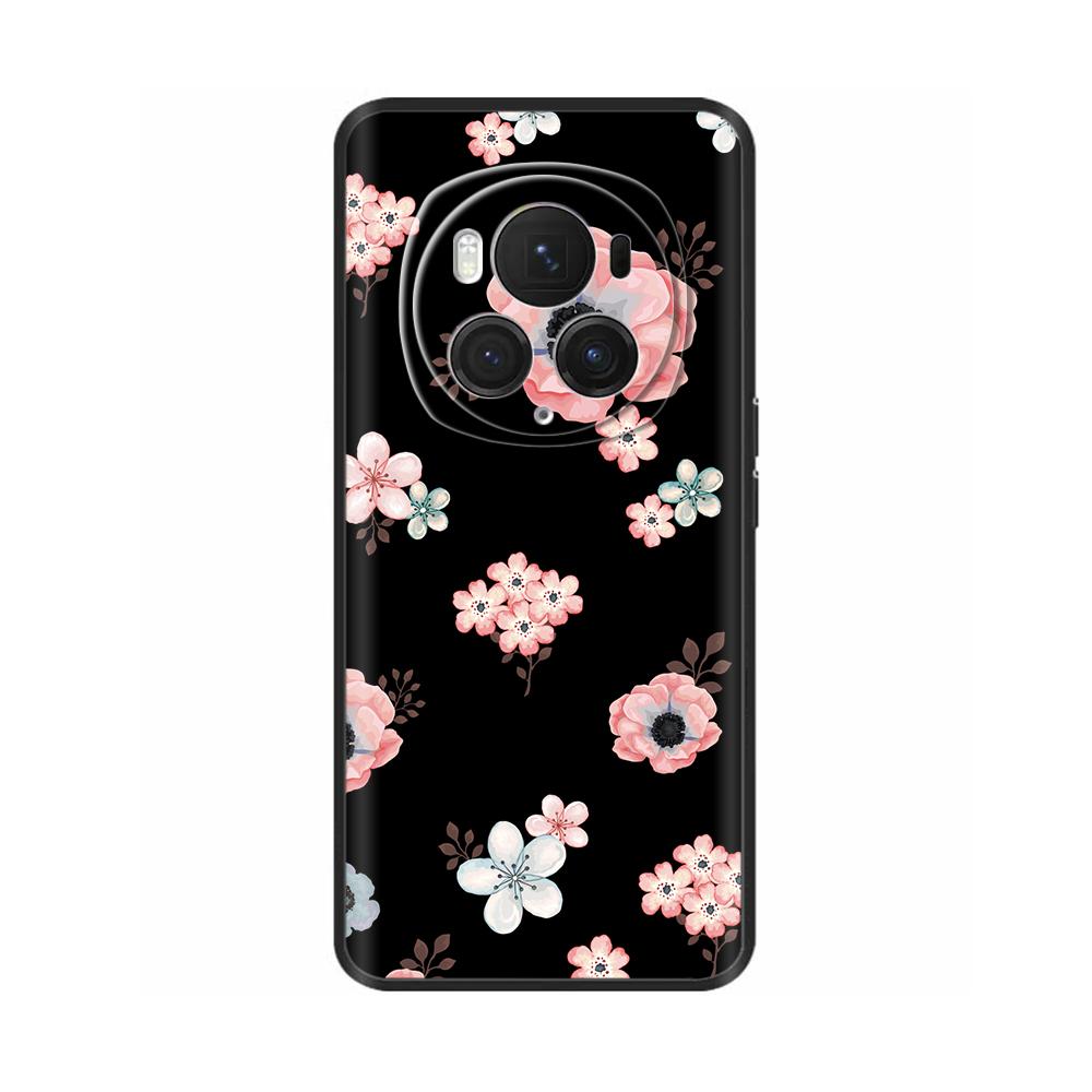 Чехол-задняя крышка для Honor Magic6 Pro 5G Для Honor Magic6 5G Мягкий черный силиконовый Модный чехол для телефона Для Magic 6 Pro Coque Fundas