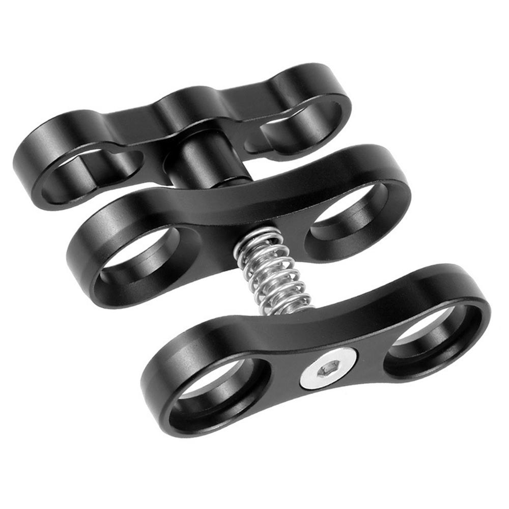 1 Inch Ball Clamp Aluminum Alloy for Underwater Light Arm Tray Scuba Diving Photography Camera Mounting