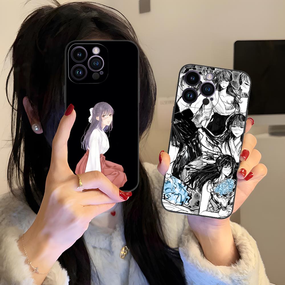 Чехол для телефона JJK Utahime Iori с принтом для iPhone 17 16 15 14 13 12 11 X XR XS 8 7 Air Pro Max Plus Mini Мягкий противоударный чехол из ТПУ