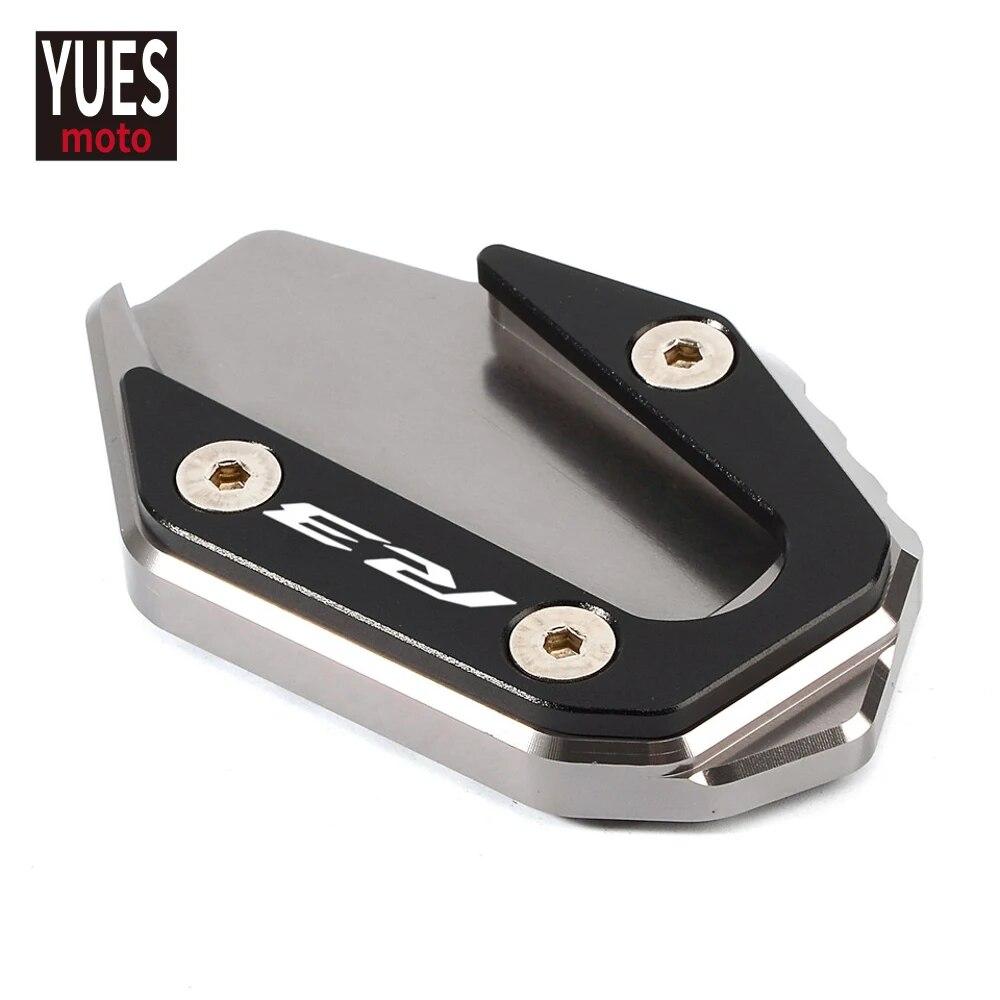 Аксессуары для мотоциклов CNC алюминиевая боковая подставка удлинитель подставки увеличитель пластина стойки для YAMAHA YZF R3 ABS 2015-