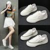 Popular Lazy Two Wear Little White Shoes Women's Models 2025 Summer New Versatile Flat-bottomed Casual One-pedal Board Shoes Super Hot