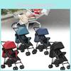 Versatile Convertible Baby Stroller Lightweight Easy Foldable Umbrella Pram For Infants