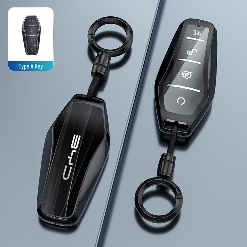 BYD Car Key Cover for Qin Plus, Seagull, Yuan, Dolphin, Destroyer 05, Han EV, Song L, Tang, and Seal Models.