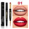 12 Colors Natural Lip Liner Pencil Lipstick Waterproof Moisturizing Two In One Lipstick Lip Profiler Makeup Tool Cosmetics