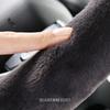 2Pcs Soft Car Steering Wheel Cover Plush Steering Wheel Protector Auto Steering Cover  General
