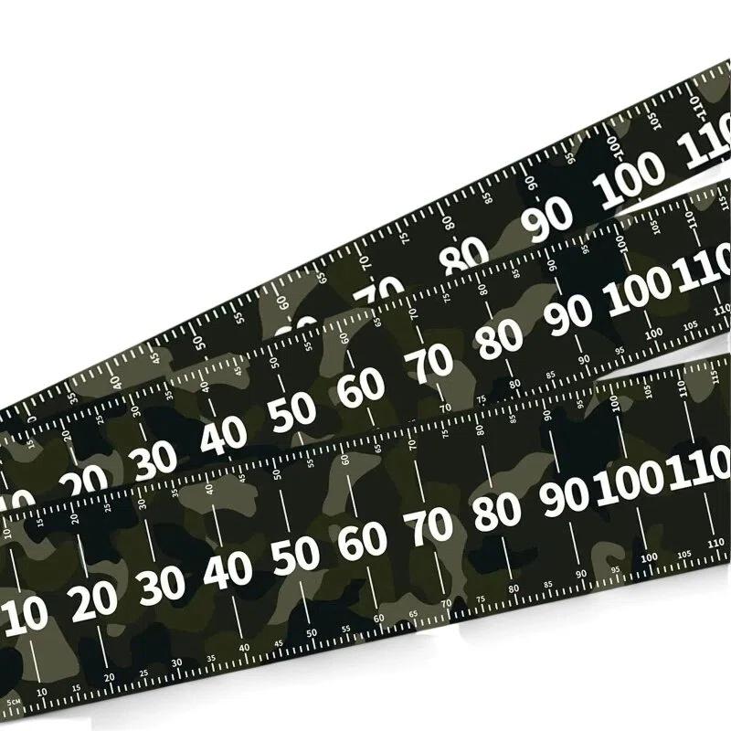 Foldable PVC Fishing Fish Measuring Ruler Waterproof Camo Measuring Mat with Acrylic Baffle