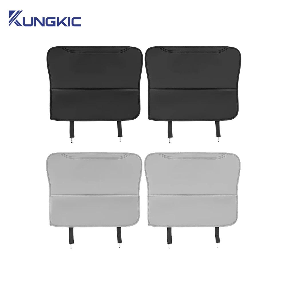 PU Leather Car Seat Back Protector for Ford Explorer 2022-2025 Anti-Kick Mat