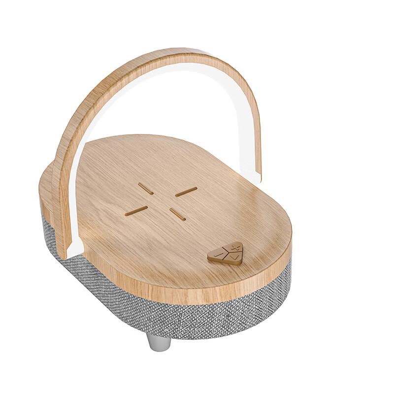 Yidian 4-in-1 Bluetooth Speaker with Wireless Charger and Night Light CN plug (adapter included)