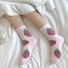 Coral Fleece Coral Velvet Socks Soft Plush Women Socks Warm Mid-tube Socks  Winter