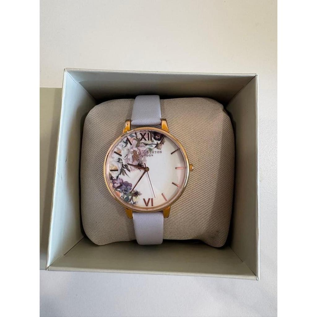 Б/у часы olivia burton с цветочным принтом olivia burton