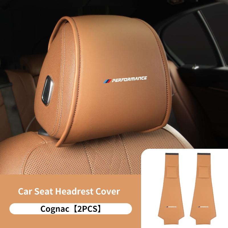 1/2pcs Car Seat Universal Headrest Pillow Anti-dirty Protector Cover For BMW E30 E34 E36 E39 E46 E52 E53 E60 E61 E62 E70 E71 E83